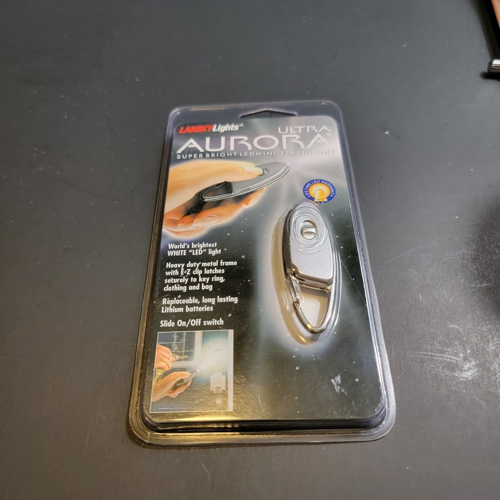 Lansky Lights Ultra Aurora Mini Flashlight Grey